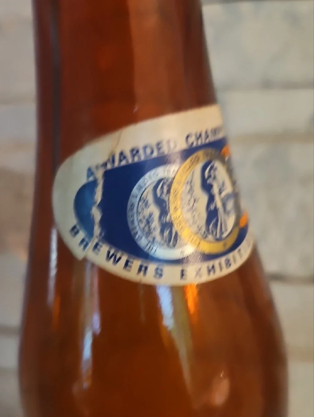 Tiger Lager Beer Bottle brought back from Singapore in 1972